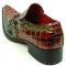 Fiesso Multi Genuine Leather Ornamented Slip On Shoes FI7393.